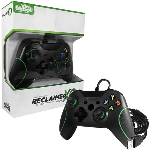 Xbox One - Reclaimer XO Black Wired Controller - Old Skool