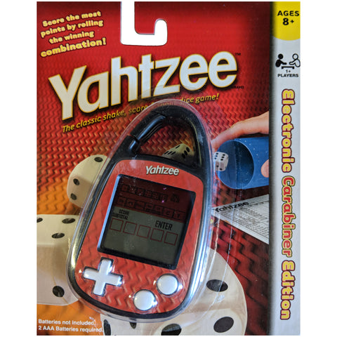 Yahtzee - Electronic Carabiner Edition Handheld Electronic Dice Game (1+ Players, Ages 8+) - Basic Fun [Hasbro] - (2011) - Image 1
