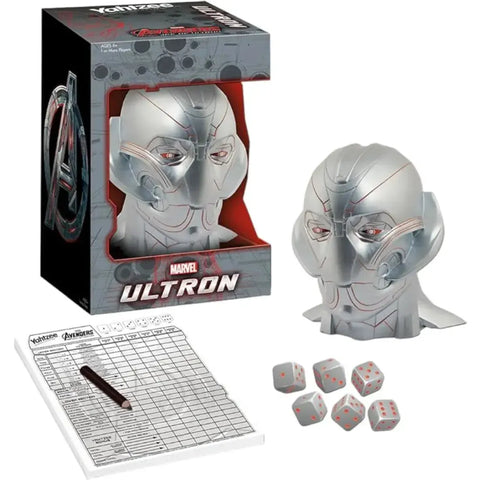 Yahtzee: Marvel Avengers Age of Ultron Edition - Dice-Based Superheroes Dice Game for Family, Adults, and Children (1+ Players, Age 8+) - USAopoly