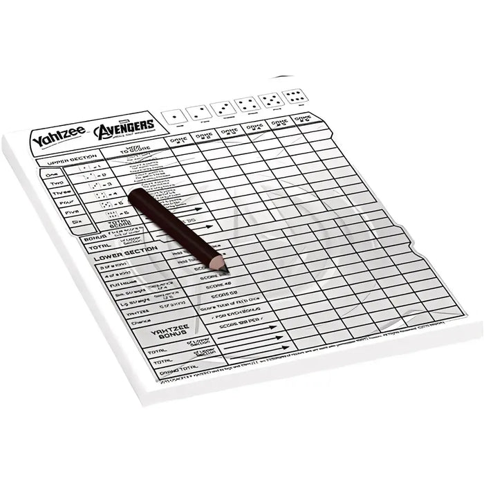 Yahtzee: Marvel Avengers Age of Ultron Edition - Dice-Based Superheroes Dice Game for Family, Adults, and Children (1+ Players, Age 8+) - USAopoly