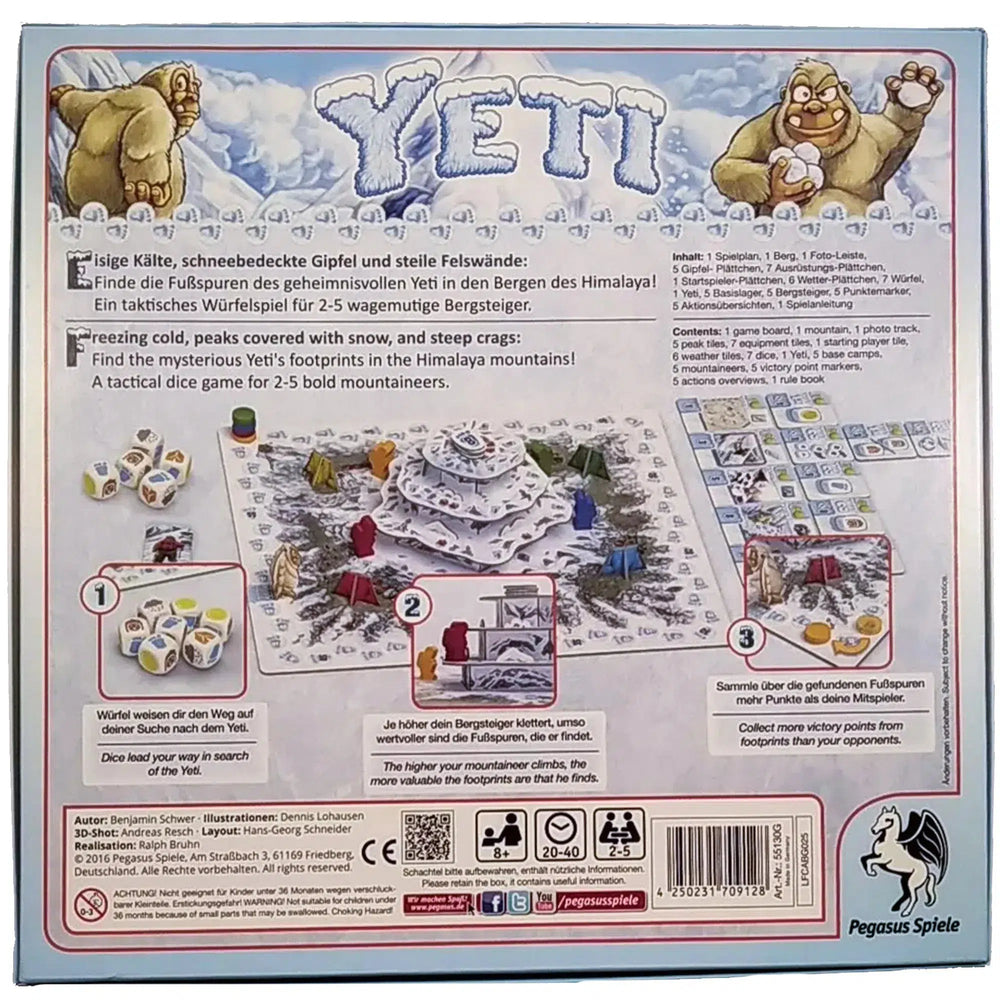 Yeti Board Game - Pegasus Spiele