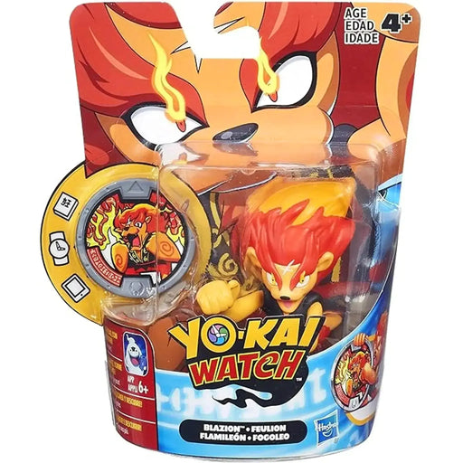 Yo-Kai Watch - Medal Moments Blazion Mini Figure (2.5") - Hasbro - Medallium Collection Series - (2015)
