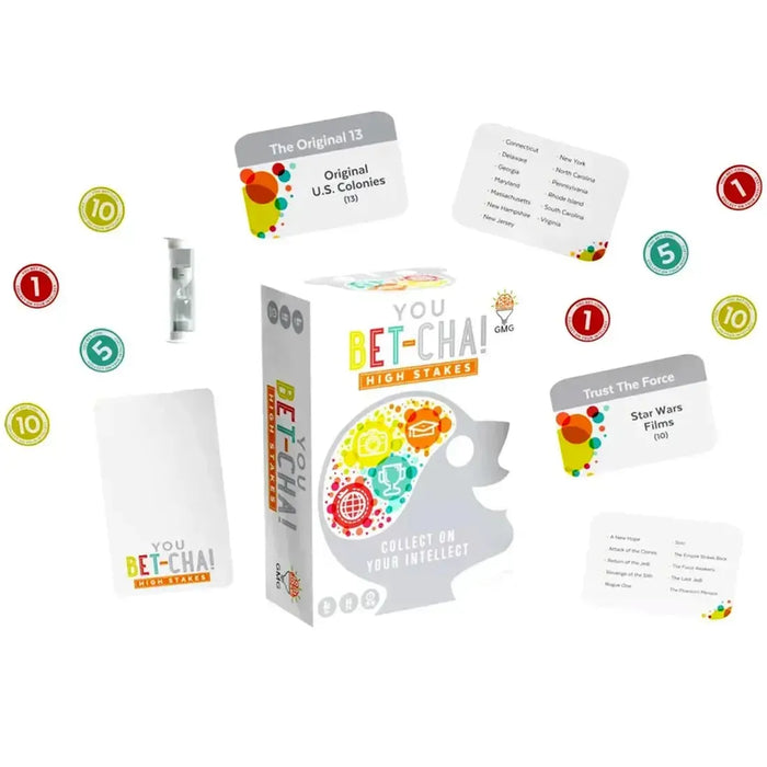 You-Bet-Cha! - Trivia Party Card Game for Family, Adults, and Children (2-6 Player, Ages 14+) - Gray Matters Games