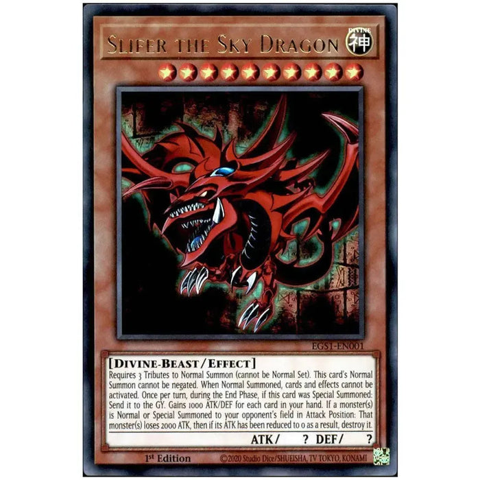 Yu-Gi-Oh! [Egyptian God Decks] - Slifer the Sky Dragon Starter Deck (1st Edition)