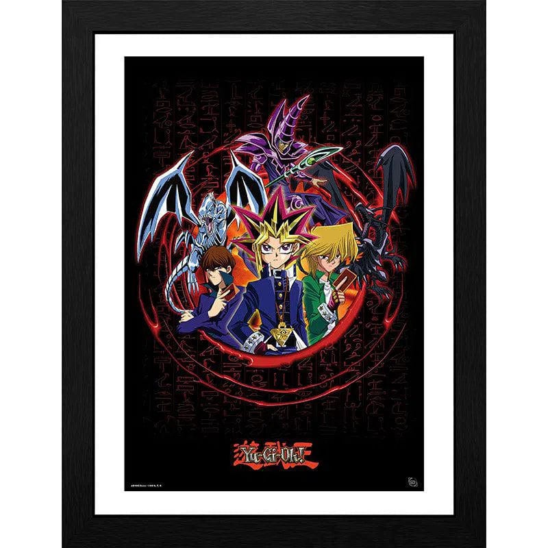 Yu-Gi-Oh! - Kaiba, Yugi & Joey Framed Print (13.5" x 17.5") - ABYstyle