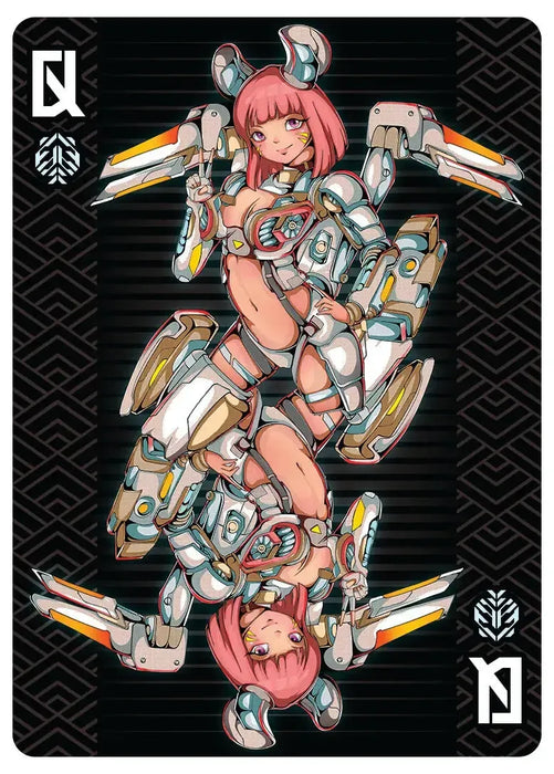 ZODIAKAI: ONYX Edition - Premium Cyberpunk Japanese Zodiac Playing Cards - Wonderland Workshop - KardecK Series