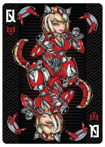 ZODIAKAI: ONYX Edition - Premium Cyberpunk Japanese Zodiac Playing Cards - Wonderland Workshop - KardecK Series - Image 13