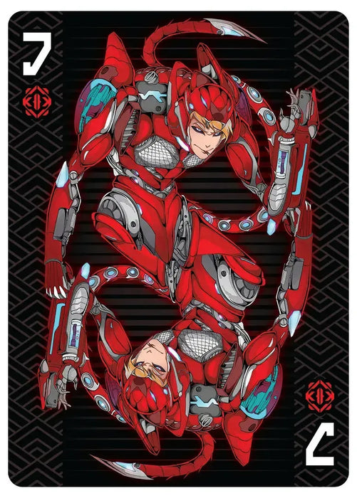ZODIAKAI: ONYX Edition - Premium Cyberpunk Japanese Zodiac Playing Cards - Wonderland Workshop - KardecK Series