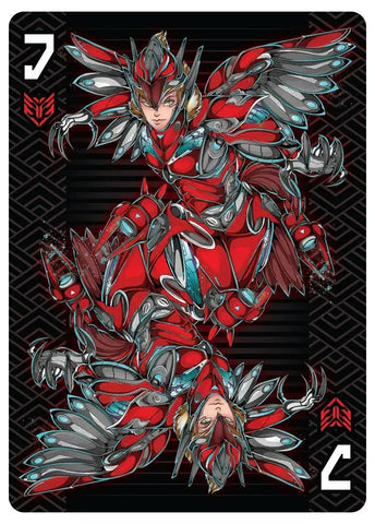 ZODIAKAI: ONYX Edition - Premium Cyberpunk Japanese Zodiac Playing Cards - Wonderland Workshop - KardecK Series - Image 16