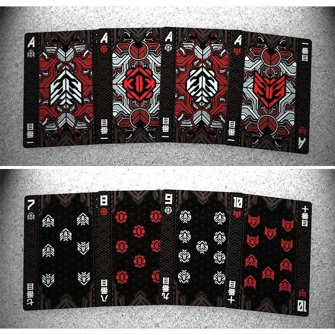 ZODIAKAI: ONYX Edition - Premium Cyberpunk Japanese Zodiac Playing Cards - Wonderland Workshop - KardecK Series