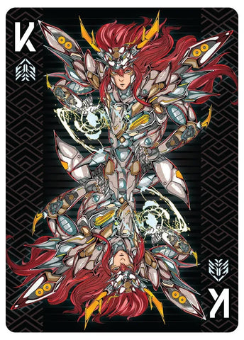 ZODIAKAI: ONYX Edition - Premium Cyberpunk Japanese Zodiac Playing Cards - Wonderland Workshop - KardecK Series - Image 6