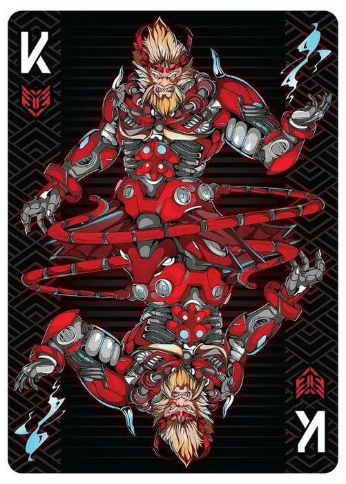 ZODIAKAI: ONYX Edition - Premium Cyberpunk Japanese Zodiac Playing Cards - Wonderland Workshop - KardecK Series
