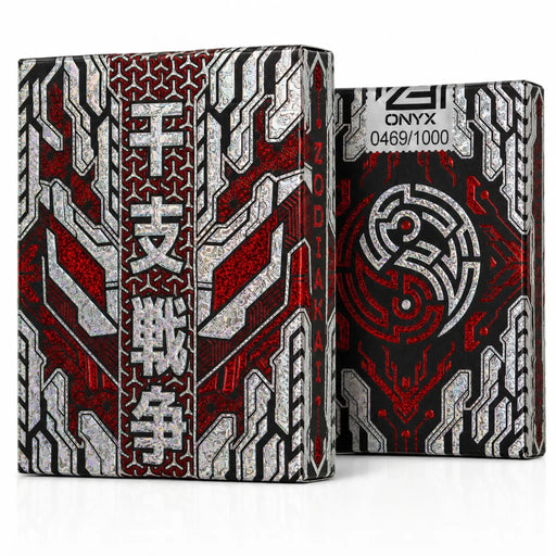 ZODIAKAI: ONYX Edition - Premium Cyberpunk Japanese Zodiac Playing Cards - Wonderland Workshop - KardecK Series