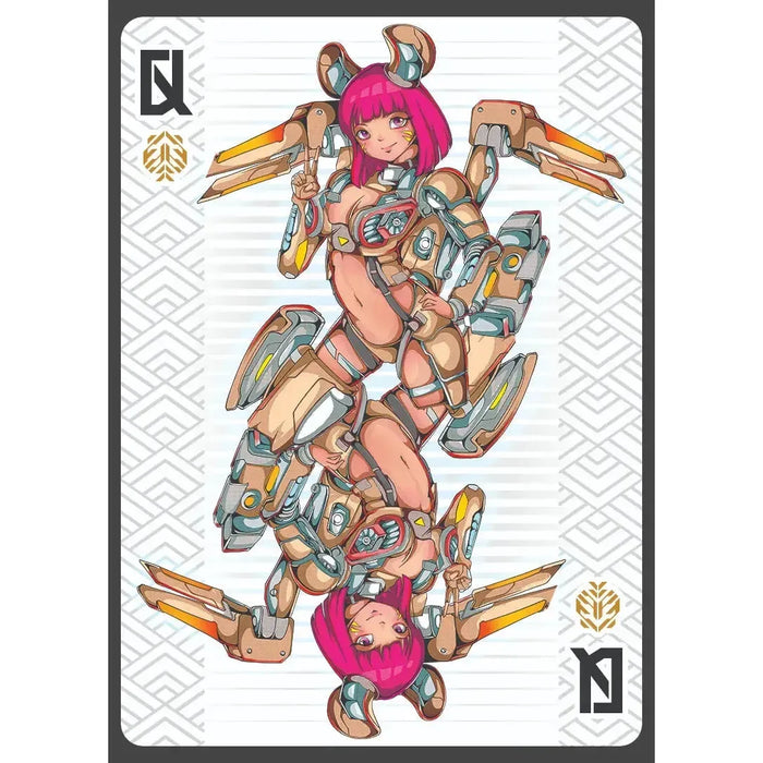 ZODIAKAI: Ruby Edition - Premium Cyberpunk Japanese Zodiac Playing Cards - Wonderland Workshop - KardecK Series