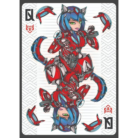 ZODIAKAI: Ruby Edition - Premium Cyberpunk Japanese Zodiac Playing Cards - Wonderland Workshop - KardecK Series - Image 12