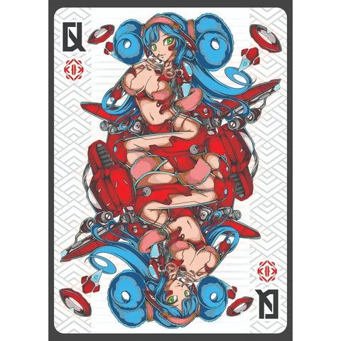 ZODIAKAI: Ruby Edition - Premium Cyberpunk Japanese Zodiac Playing Cards - Wonderland Workshop - KardecK Series - Image 13