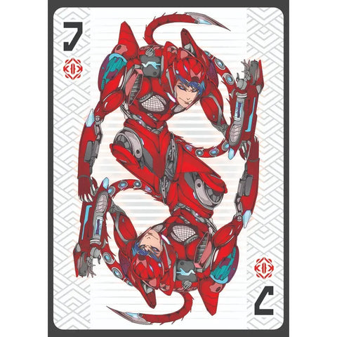 ZODIAKAI: Ruby Edition - Premium Cyberpunk Japanese Zodiac Playing Cards - Wonderland Workshop - KardecK Series - Image 17