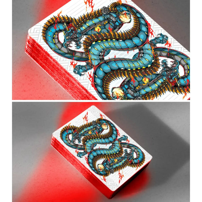 ZODIAKAI: Ruby Edition - Premium Cyberpunk Japanese Zodiac Playing Cards - Wonderland Workshop - KardecK Series