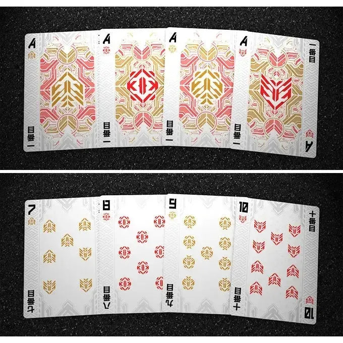 ZODIAKAI: Ruby Edition - Premium Cyberpunk Japanese Zodiac Playing Cards - Wonderland Workshop - KardecK Series