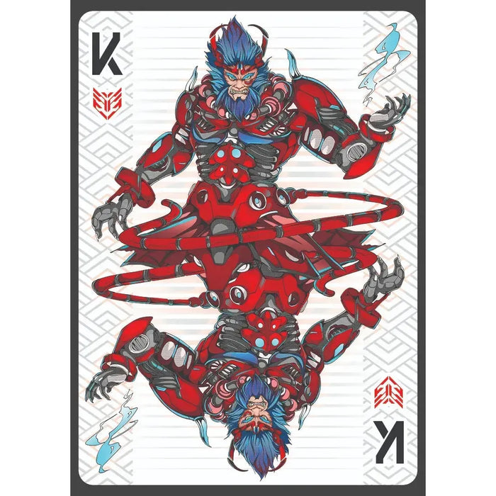 ZODIAKAI: Ruby Edition - Premium Cyberpunk Japanese Zodiac Playing Cards - Wonderland Workshop - KardecK Series