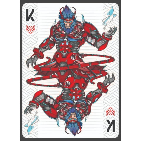 ZODIAKAI: Ruby Edition - Premium Cyberpunk Japanese Zodiac Playing Cards - Wonderland Workshop - KardecK Series - Image 7