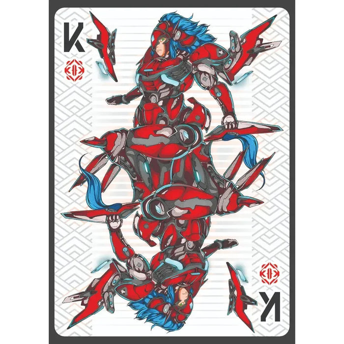 ZODIAKAI: Ruby Edition - Premium Cyberpunk Japanese Zodiac Playing Cards - Wonderland Workshop - KardecK Series
