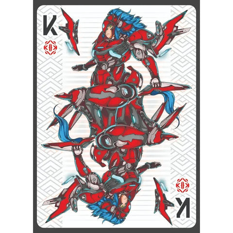 ZODIAKAI: Ruby Edition - Premium Cyberpunk Japanese Zodiac Playing Cards - Wonderland Workshop - KardecK Series - Image 8