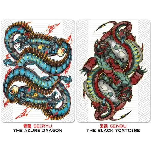 ZODIAKAI: Ruby Edition - Premium Cyberpunk Japanese Zodiac Playing Cards - Wonderland Workshop - KardecK Series - Image 9