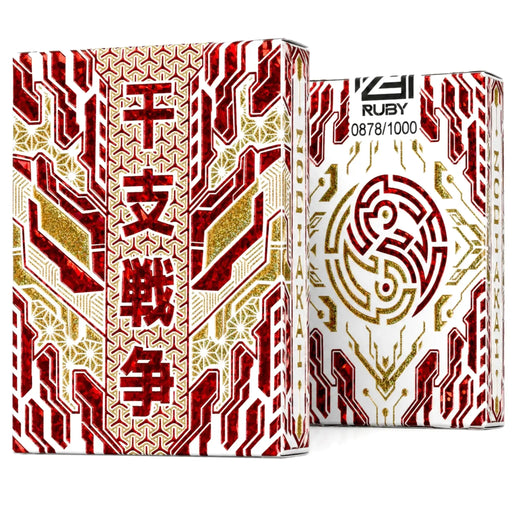 ZODIAKAI: Ruby Edition - Premium Cyberpunk Japanese Zodiac Playing Cards - Wonderland Workshop - KardecK Series