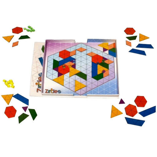 Zircles - Abstract Strategy Board Game for Family, Adults, and Children (2-4 Players, Ages 10+) - Ultra Pro Entertainment
