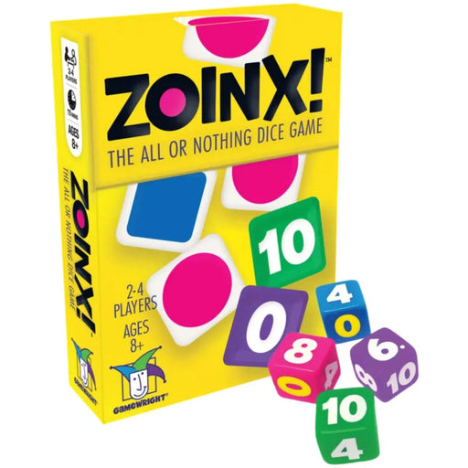 Zoinx! The All or Nothing Dice Game - Dice-Based Math Dice Game for Family, Adults, and Children (2-4 Players, Ages 8+) - Gamewright