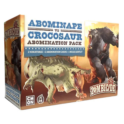 Zombicide: Abominape vs Crocosaur Abomination Pack - Board Game Expansion Pack - CMON