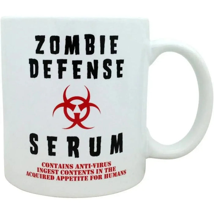 "Zombie Defence Serum" Giant Mug Gag Gift (Ceramic, 22 oz.) - Island Dogs