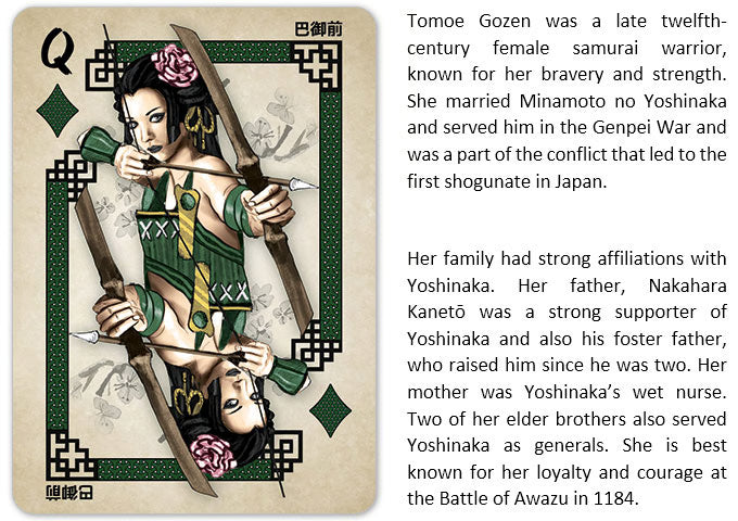 Heroes of Japan - Premium Feudal Japanese Playing Cards - Wonderland Workshop - KardecK Series