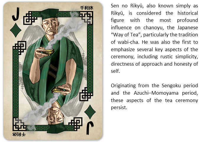 Heroes of Japan - Premium Feudal Japanese Playing Cards - Wonderland Workshop - KardecK Series