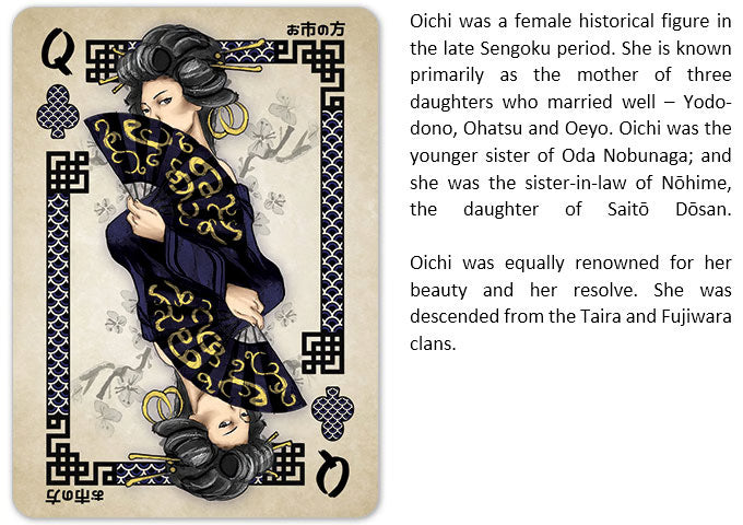 Heroes of Japan - Premium Feudal Japanese Playing Cards - Wonderland Workshop - KardecK Series