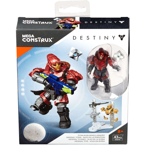 Destiny - Titan Ruin Wings Armory Figure - Mega Construx | DXD70 - Image 1