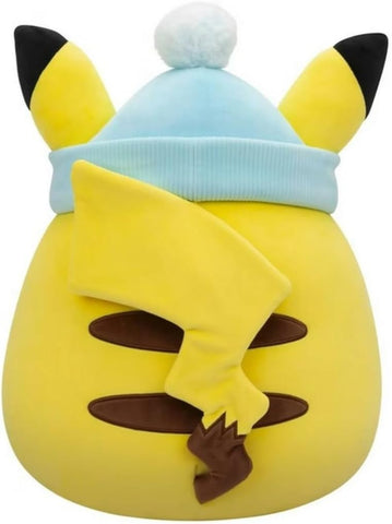 Squishmallows [Pokémon] - Huge Pikachu with Blue Hat Holiday Winter Plush (14