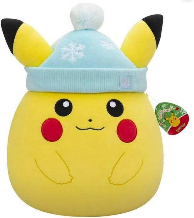 Pokémon - Pikachu Holiday Winter Plush (14") - Squishmallows - SQPK00274