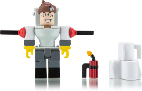 Roblox - Mr. Toilet Action Figure with Exclusive Virtual Item - Jazwares - Image 3