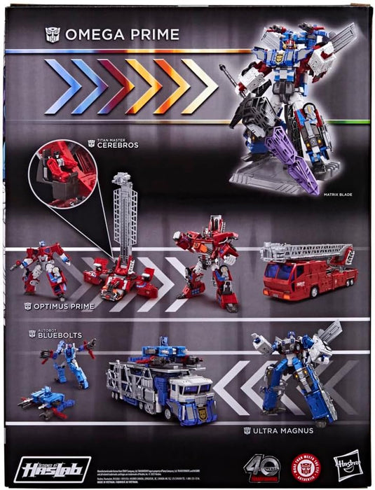 Transformers: Legacy Robots in Disguise 2001 - Omega Prime Action Figure (15") - Haslab Exclusive
