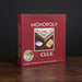 Monopoly and Clue - 2-in-1 Deluxe Vintage Wood Board Game Set (40902)