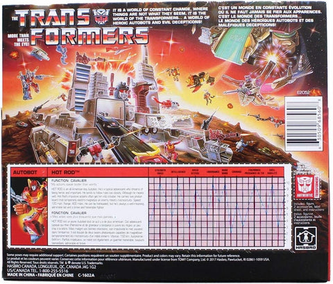 Transformers G1 Commemorative Series I Hot Rod Reissue Figure (Rodimus Major) - Hasbro - Image 2