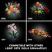 LEGO Botanicals Artificial Wildflower Bouquet - Fake Indoor Flowers Building Set for Home, Kitchen, Desk Decoration, Adults Ages 18+ - Gift for Birthdays - 10313