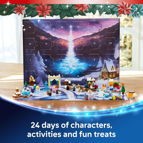 LEGO Disney Frozen Advent Calendar 2025 - Holiday Countdown Playset for Kids, Ages 5+ - Ana & Elsa Minidolls & Buildable Surprises - 43273 - Image 3