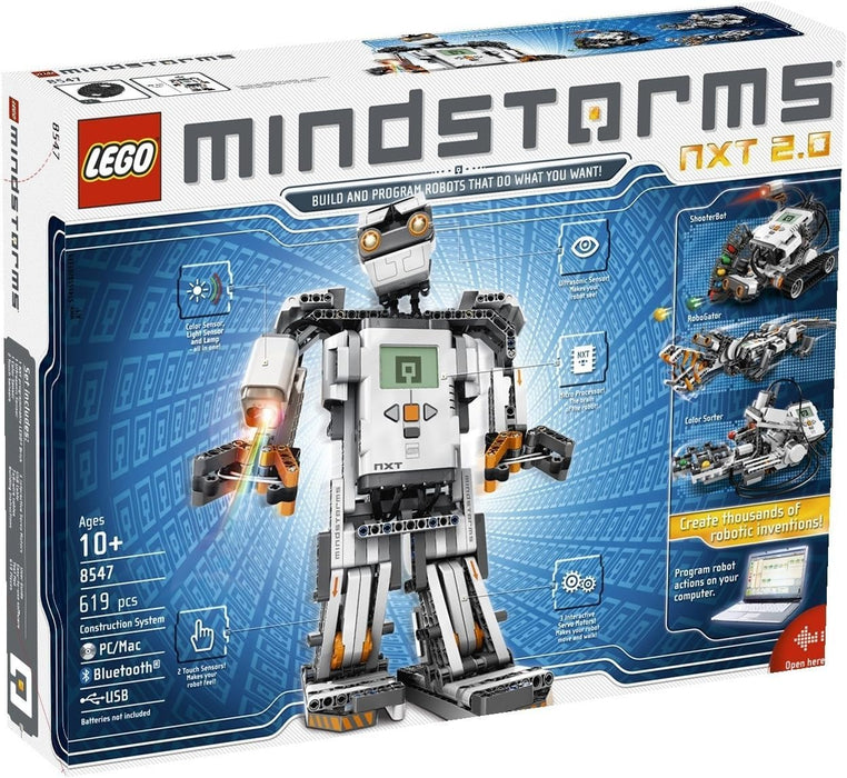 LEGO Mindstorms NXT 2.0 - 612-Piece Robotics Building Set (8547)