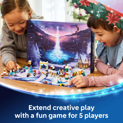 LEGO Disney Frozen Advent Calendar 2025 - Holiday Countdown Playset for Kids, Ages 5+ - Ana & Elsa Minidolls & Buildable Surprises - 43273 - Image 4