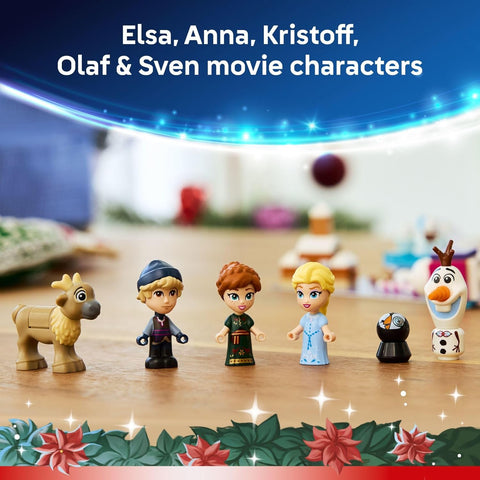 LEGO Disney Frozen Advent Calendar 2025 - Holiday Countdown Playset for Kids, Ages 5+ - Ana & Elsa Minidolls & Buildable Surprises - 43273 - Image 5