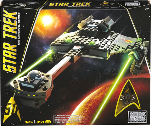 Star Trek - Klingon D7 Battle Cruiser Collector Construction Set - Mega Bloks | DPH80 - Image 1