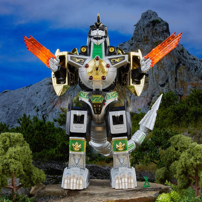 Power Rangers - Mighty Morphin Dragonzord Figure (1:144 Scale) - Hasbro - Lightning Collection Zord Ascension Project (F5179)